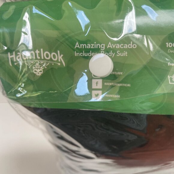 Hauntlook Amazing Avocado Adult Unisex Halloween Costume ONE SIZE - Picture 5 of 5